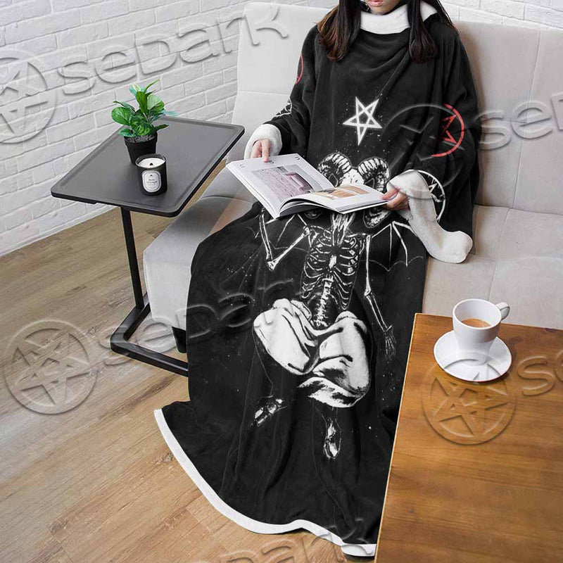 Satan Is My Homeboy SED-1089 Sleeved Blanket