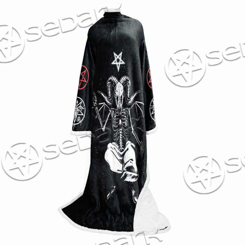 Satan Is My Homeboy SED-1089 Sleeved Blanket
