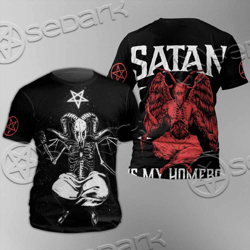 Satan Is My Homeboy SED-1089 Unisex T-shirt