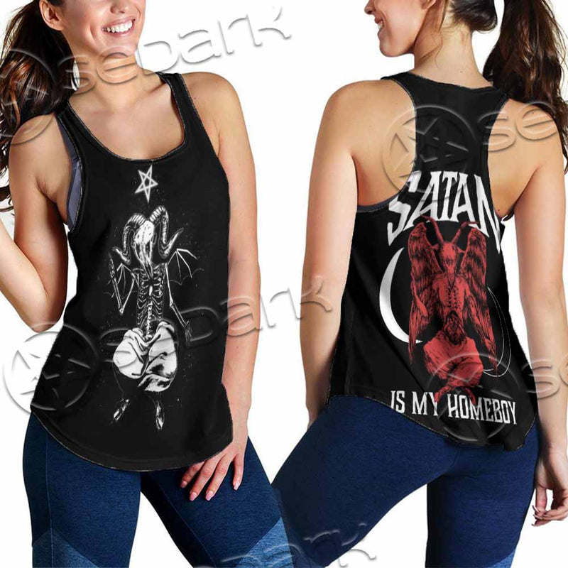 Satan Is My Homeboy SED-1089 Women Tank Top