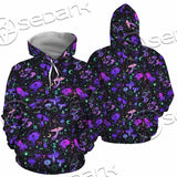 Seamless Illustration Mushrooms Bright Psychedelic SED-1090 Hoodie & Zip Hoodie