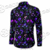 Seamless Illustration Mushrooms Bright Psychedelic SED-1090 Shirt Allover