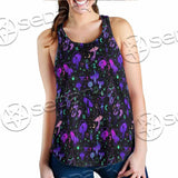 Seamless Illustration Mushrooms Bright Psychedelic SED-1090 Women Tank Top