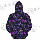 Seamless Illustration Mushrooms Bright Psychedelic SED-1090 Hoodie & Zip Hoodie