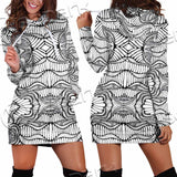 Psychedelic Maze Of Ornaments SED-1091 Hoodie Dress
