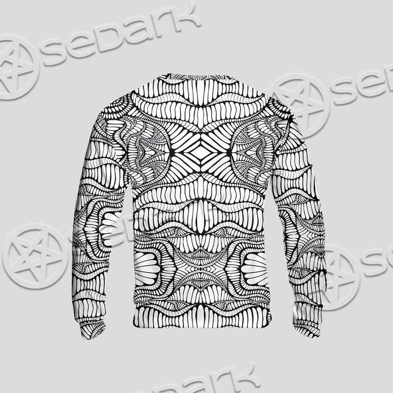 Psychedelic Maze Of Ornaments SED-1091 Unisex Sweatshirt