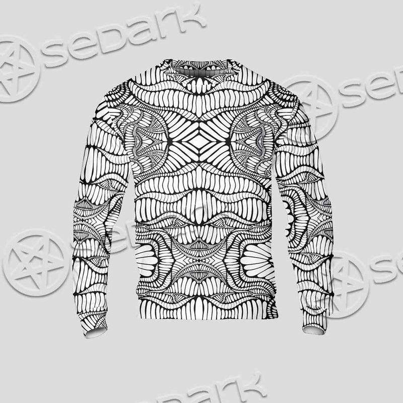 Psychedelic Maze Of Ornaments SED-1091 Unisex Sweatshirt