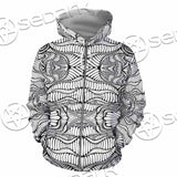 Psychedelic Maze Of Ornaments SED-1091 Hoodie & Zip Hoodie