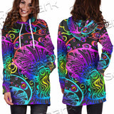 Hallucinogenic Mushrooms SED-1092 Hoodie Dress