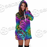 Hallucinogenic Mushrooms SED-1092 Hoodie Dress