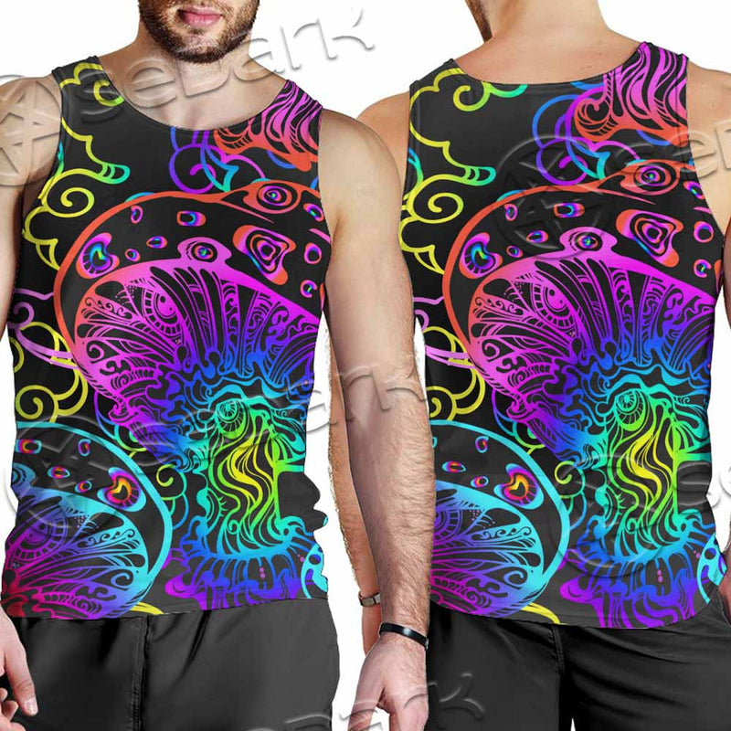 Hallucinogenic Mushrooms SED-1092 Men Tank-tops