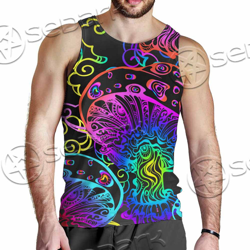 Hallucinogenic Mushrooms SED-1092 Men Tank-tops