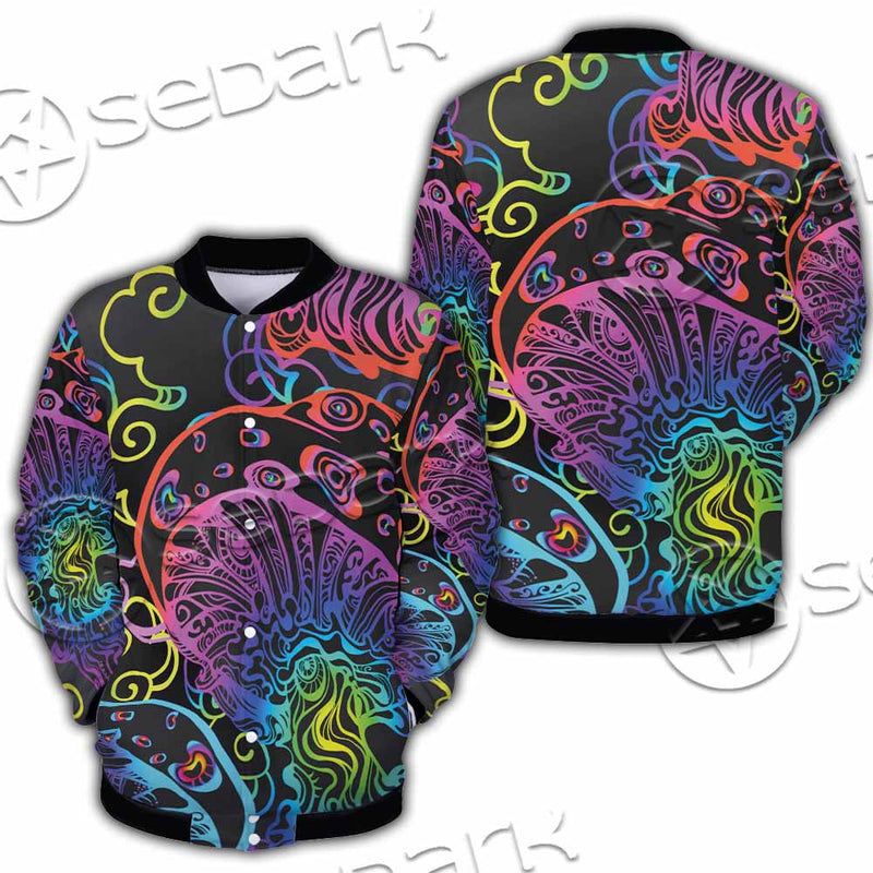 Hallucinogenic Mushrooms SED-1092 Button Jacket