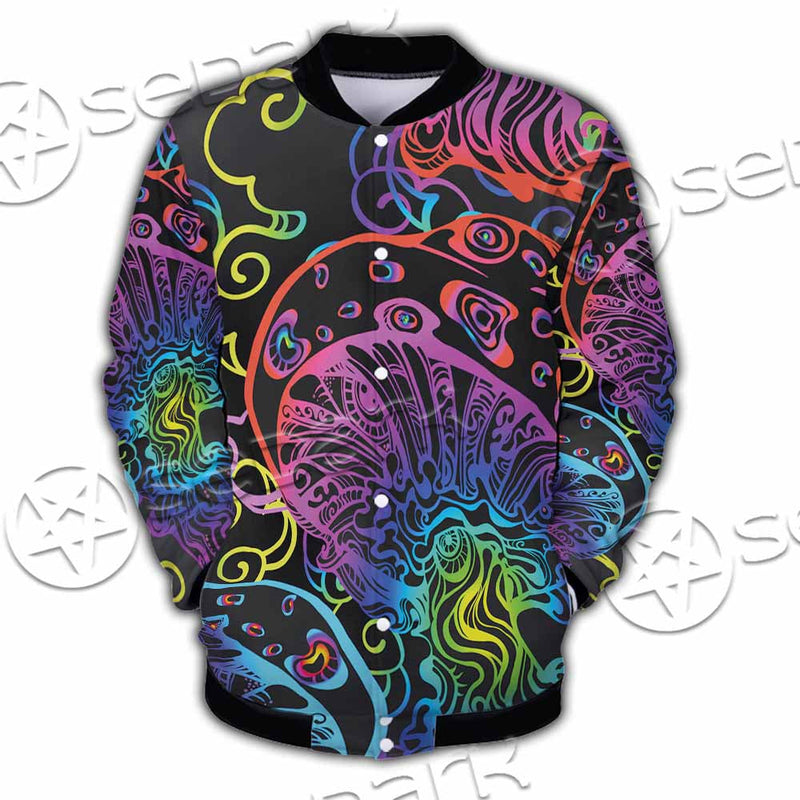 Hallucinogenic Mushrooms SED-1092 Button Jacket