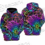 Hallucinogenic Mushrooms SED-1092 Hoodie & Zip Hoodie Raglan