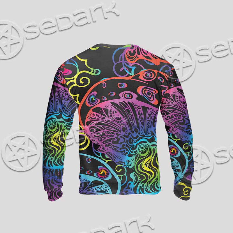 Hallucinogenic Mushrooms SED-1092 Unisex Sweatshirt