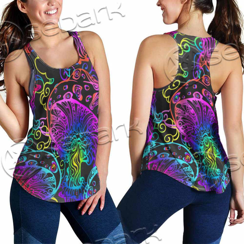 Hallucinogenic Mushrooms SED-1092 Women Tank Top