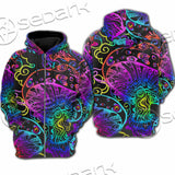 Hallucinogenic Mushrooms SED-1092 Hoodie & Zip Hoodie Raglan