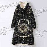 Gothic Witchy Aesthetic SED-1093 Oversized Sherpa Blanket Hoodie