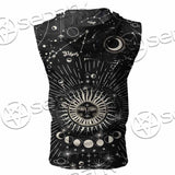 Gothic Witchy Aesthetic SED-1093 Zip Sleeveless Hoodie