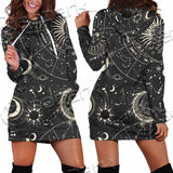 Astrology Workspace SED-1094 Hoodie Dress