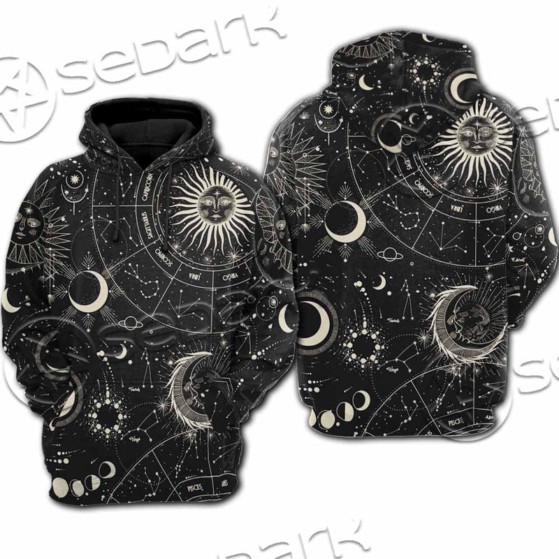 Astrology Workspace SED-1094 Hoodie & Zip Hoodie Raglan