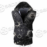 Astrology Workspace SED-1094 Zip Sleeveless Hoodie