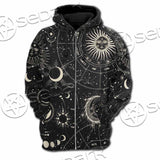 Astrology Workspace SED-1094 Hoodie & Zip Hoodie Raglan