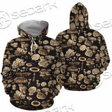 Psychedelic Magic Mushrooms SED-1095 Hoodie & Zip Hoodie