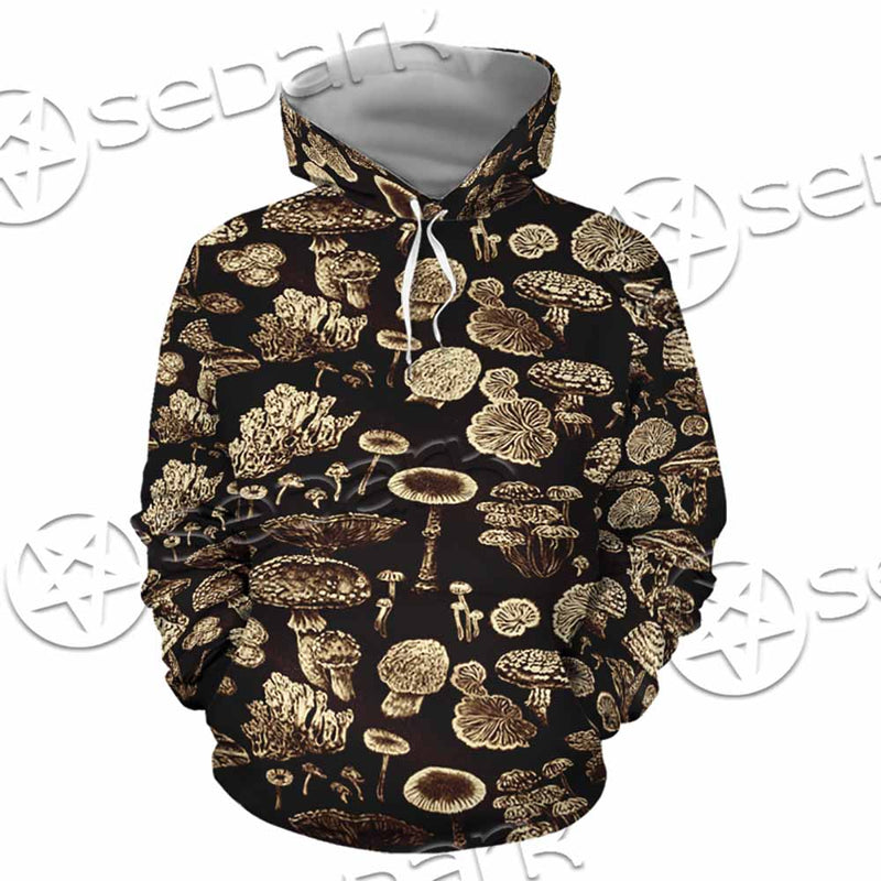 Psychedelic Magic Mushrooms SED-1095 Hoodie & Zip Hoodie