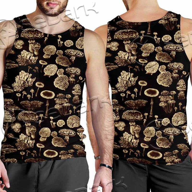 Psychedelic Magic Mushrooms SED-1095 Men Tank-tops