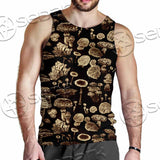 Psychedelic Magic Mushrooms SED-1095 Men Tank-tops