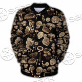 Psychedelic Magic Mushrooms SED-1095 Button Jacket