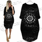 Gothic Witchcraft SED-1101 Batwing Pocket Dress