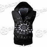 Gothic Witchcraft SED-1101 Zip Sleeveless Hoodie