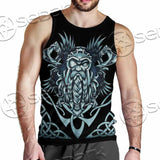 Viking Warrior Head SED-1102 Men Tank-tops