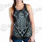 Viking Warrior Head SED-1102 Women Tank Top