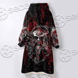 Viking Odin Norse Valhalla SED-1103 Oversized Sherpa Blanket Hoodie