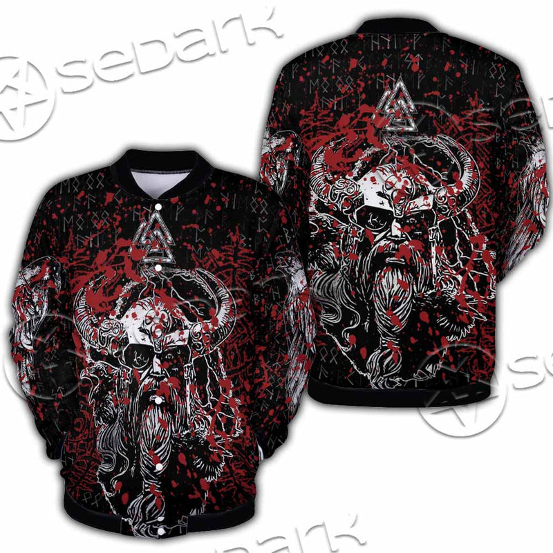 Viking Odin Norse Valhalla SED-1103 Button Jacket