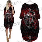 Viking Odin Norse Valhalla SED-1103 Batwing Pocket Dress