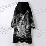 Mjolnir Viking Axe SED-1104 Oversized Sherpa Blanket Hoodie