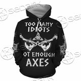 Mjolnir Viking Axe SED-1104 Hoodie & Zip Hoodie