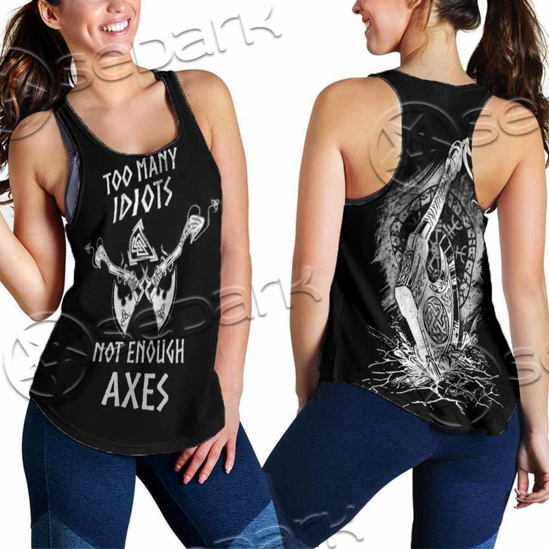 Mjolnir Viking Axe SED-1104 Women Tank Top