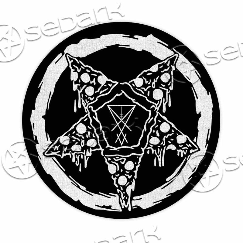 Hail Satan SED-1105 Round Carpet