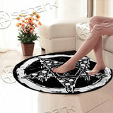 Hail Satan SED-1105 Round Carpet