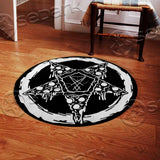 Hail Satan SED-1105 Round Carpet