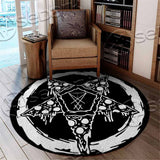 Hail Satan SED-1105 Round Carpet
