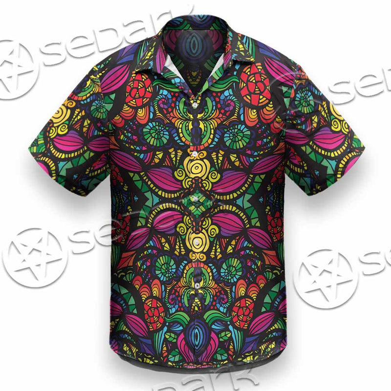 Psychedelic Floral SED-1106 Shirt Allover