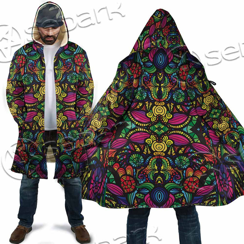 Psychedelic Floral SED-1106 Cloak