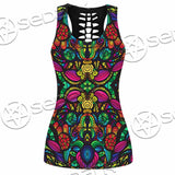 Psychedelic Floral SED-1106 Women Tank Top